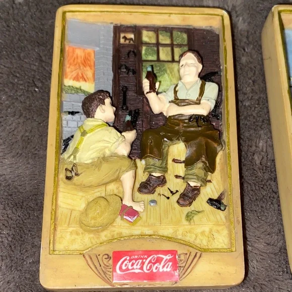 Vintage Coca Cola Classic Refrigerator Magnets- - Picture 3 of 4